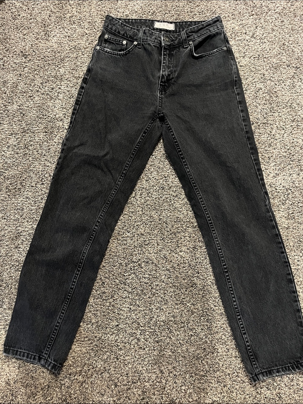 We The Free Men's Slim Straight Black Jeans
